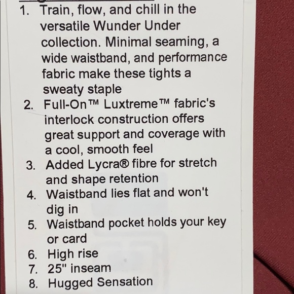 Lululemon Tights - Picture 3 of 3